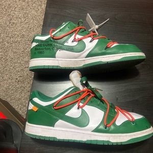 Off white pine green